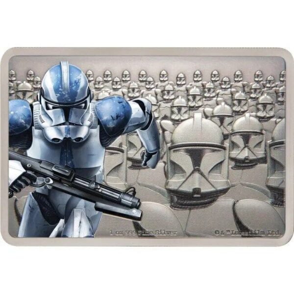 2020 Star Wars Guards Of The Empire Clone Trooper 1oz Silver Coin