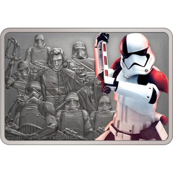 2021 $1 Star Wars Guards Of The Empire Executioner Trooper 1oz Silver Coin