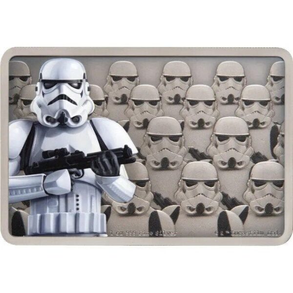 2020 $2 Star Wars Guards Of The Empire Stormtrooper 1oz Silver Coin