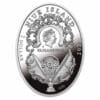 2021 $1 Fabergé Egg Revolving Miniatures Silver Proof Coin - Image 2