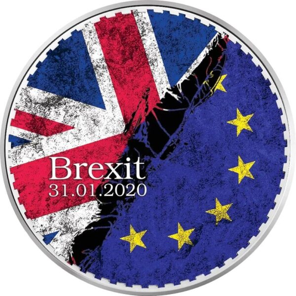 2020 £2 Brexit 1oz Silver Coin