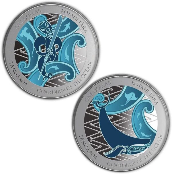 2021 $1 Tangaroa Guardian Of The Ocean 1oz Silver Coin Set