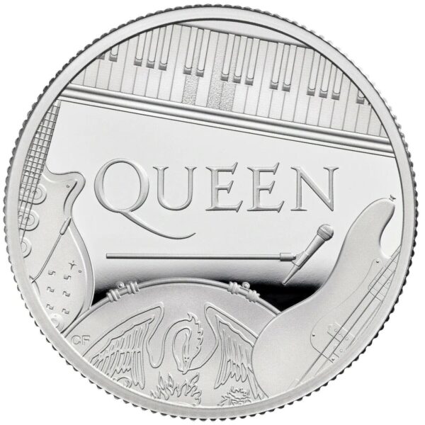 2020 £1 Queen 1/2oz Silver Proof Coin