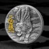 2020 $5 Four Auspicious Beasts White Tiger 2oz Silver 11.5oz Copper Bimetal Coin - Image 2