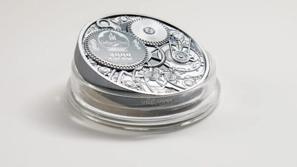 2020 Clockwork Evolution Mechanical Bee 3oz Silver Ultra High Relief Coin - Image 4