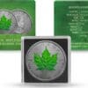 2020 $5 Four Seasons Maple Leaf 1oz Silver 4 Coin Set - Image 6