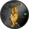 2022 Year Of The Tiger Ruthenium Silver Proof Coin