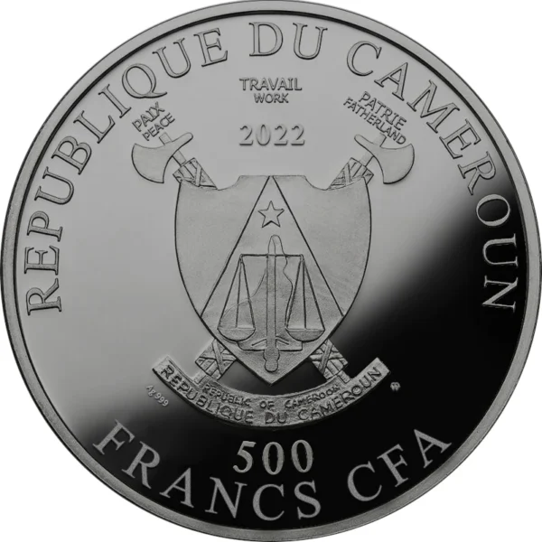 2022 Year Of The Tiger Ruthenium Silver Proof Coin - Image 3