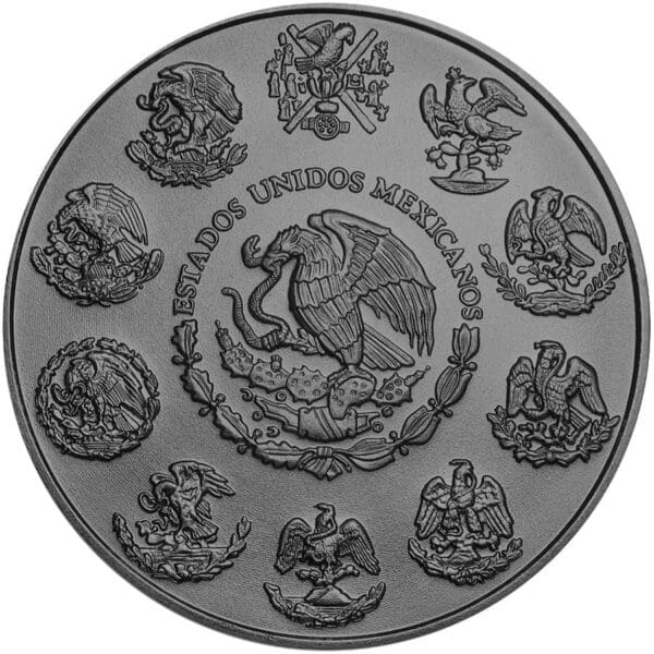 2018 The Legend Of The Volcanoes Libertad 1oz Silver Gilded Coin - Image 2
