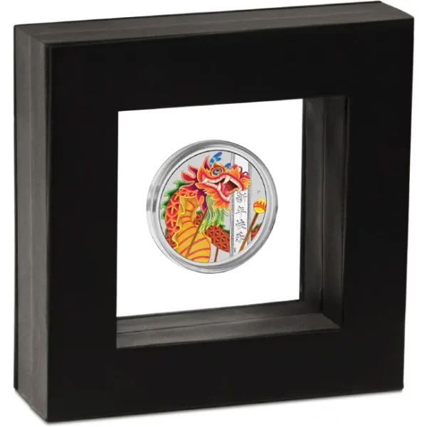2019 Chinese New Year Dragon 1oz Silver Coin - Image 3