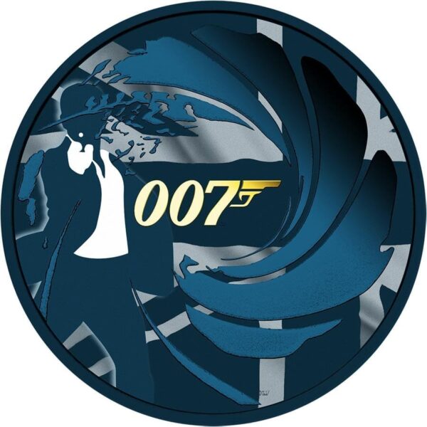 2020 $1 007 James Bond #2 Silver 1oz Coin