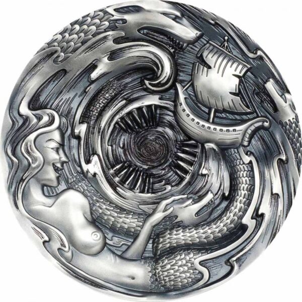 2020 $20 Scylla and Charybdis Evil Within 3oz Silver coin