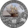 2021 $5 Vasa Grand Shipwrecks in History 2oz Silver Antiqued Coin
