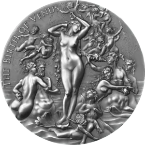 2021 The Birth of Venus Celestial Beauty 2oz Silver Coin