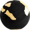 2022 $5 Black Pangea Spherical Earth 3oz Silver Gilded Coin - Image 3