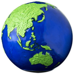 2022 $5 Green Planet Earth Spherical 3oz Silver Coin
