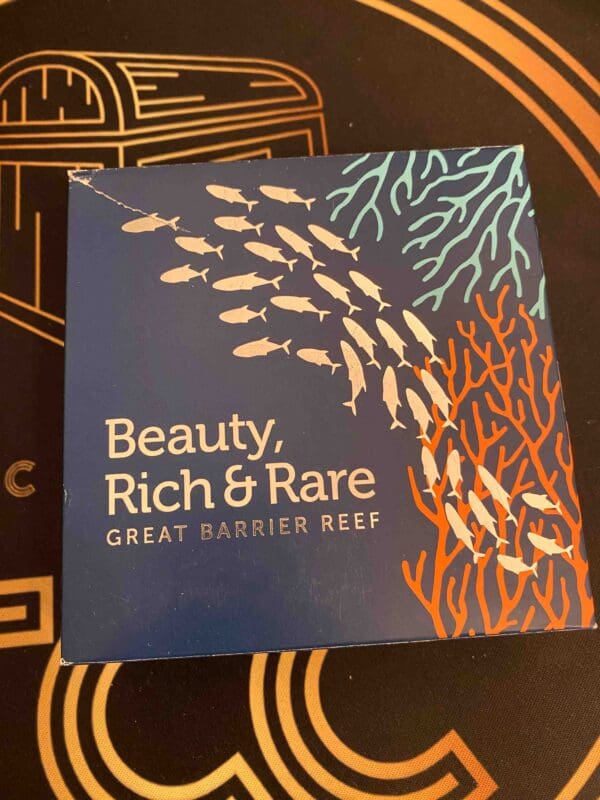 2022 $5 Great Barrier Reef Beauty Rich & Rare 1oz Silver Coin - Box Damage - Image 2