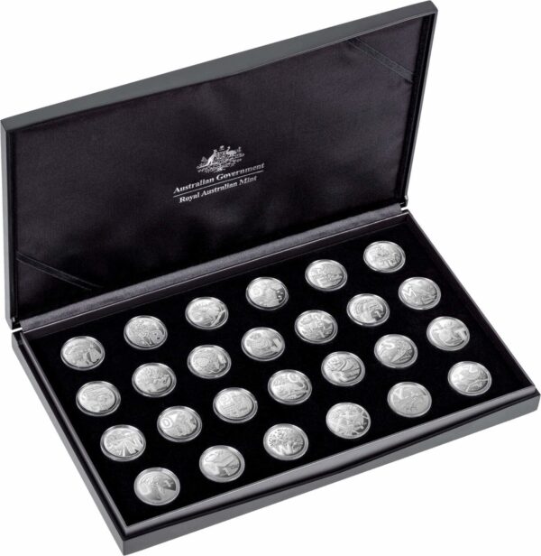 2022 $1 Great Australian Coin Hunt Fine Silver Proof 26 Coin Set