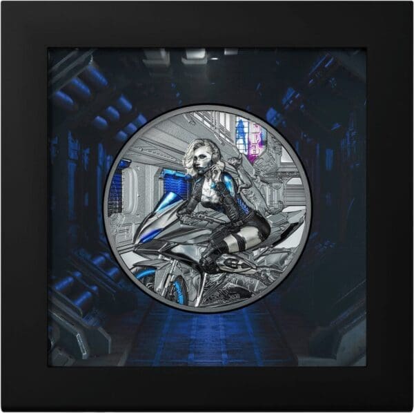 2023 $20 Cyber Queen The Beginning 3oz Silver Proof Coin - Image 2