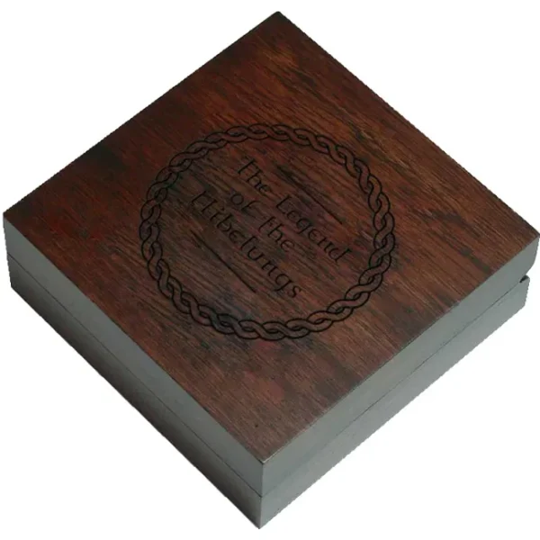 2019 $1 The Legend Of The Nibelungs - Muonionalusta Meteorite Coin - Boxed View