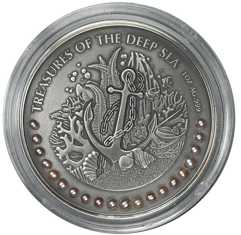 2019 Treasures Of The Deep Sea Set 3 x 1oz Silver Coin Set - Coin 3