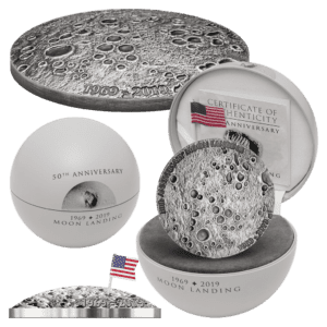 2019 50th Anniversary Of Moon Landing Silver Coin