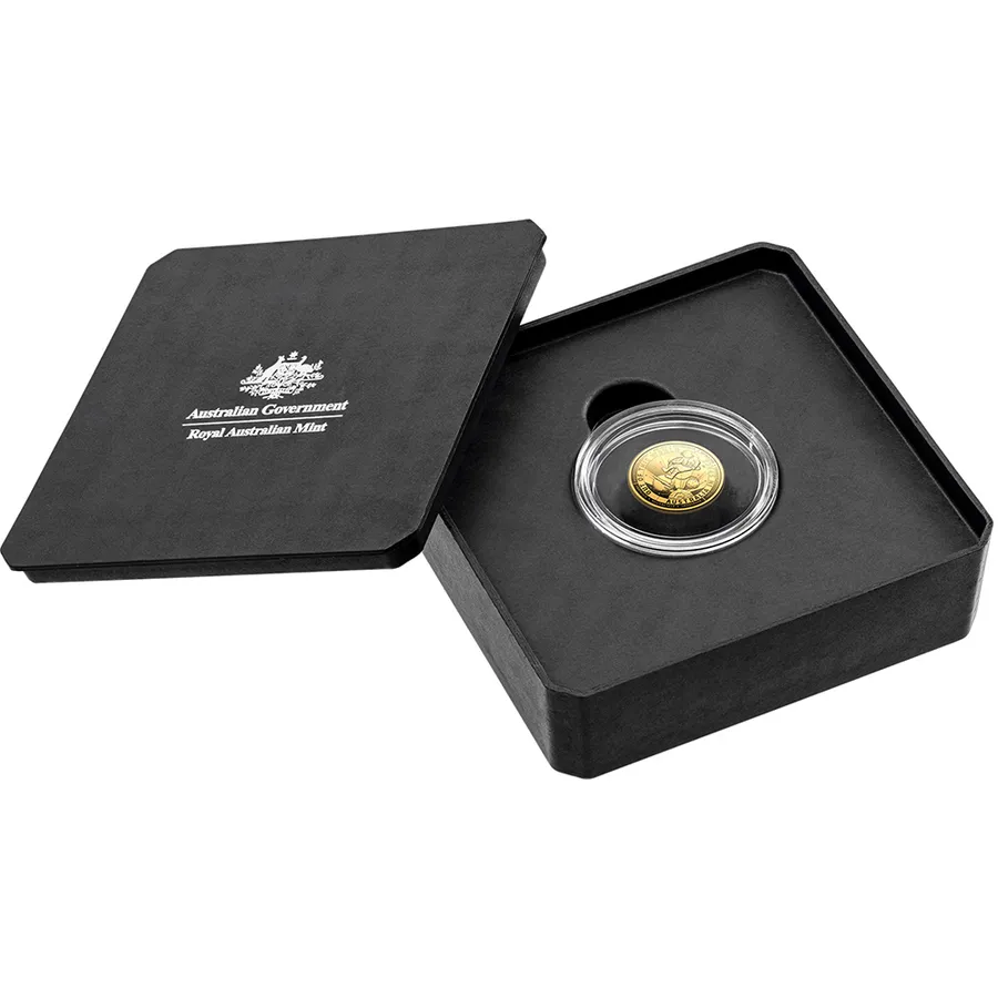 2024 $10 Out of this World - Australia in Space 1/10oz Gold Proof Coin - Cased View