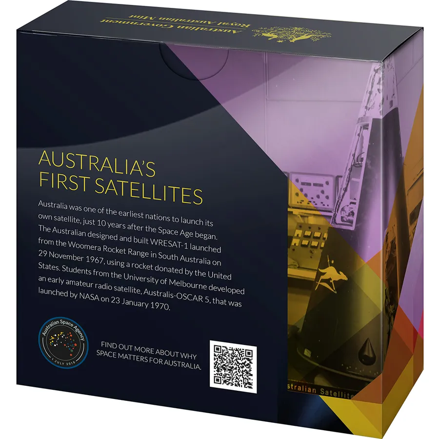 2024 $10 Out of this World - Australia in Space 1/10oz Gold Proof Coin - Back of Box