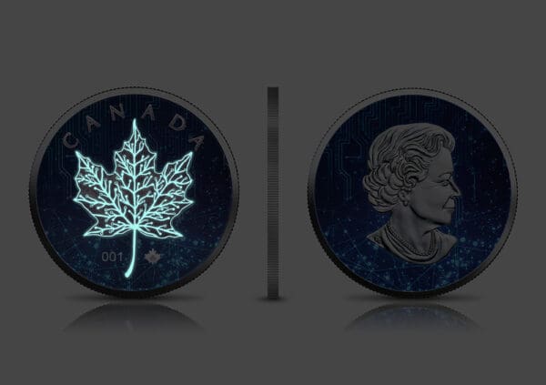 2022 Maple Leaf Artificial Intelligence 1oz Silver Coin - Image 2