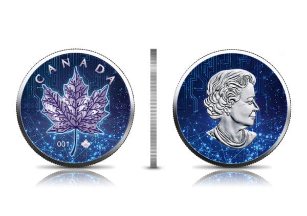 2022 Maple Leaf Artificial Intelligence 1oz Silver Coin - Image 7