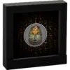 2022 $5 Tutankhamun’s Mask 2oz Silver Gilded Antiqued Coin - Image 3