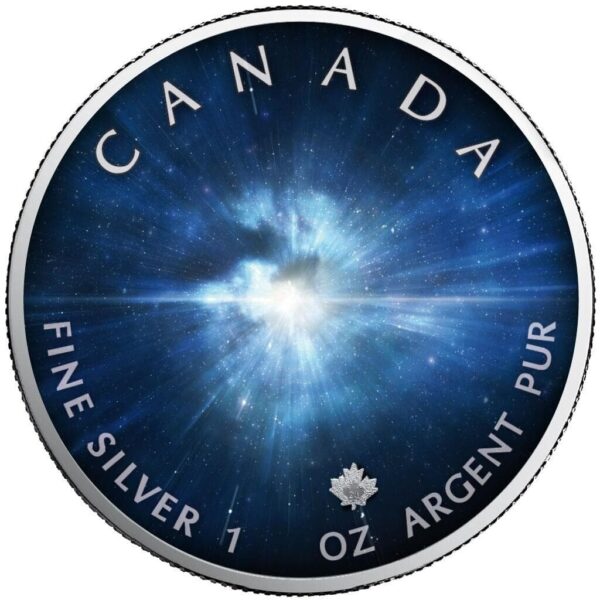 2023 $5 Canada Maple Leaf Universe Big Bang 1oz Silver Coin