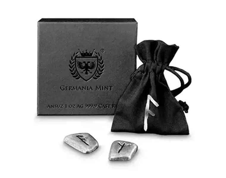 2023 Germania Mint Silver 6 x Rune 1oz Set Boxed View