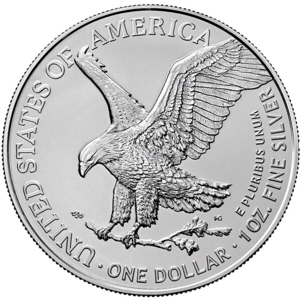 2023 $1 American Eagle 1oz Silver Bullion Round Coin - Image 2