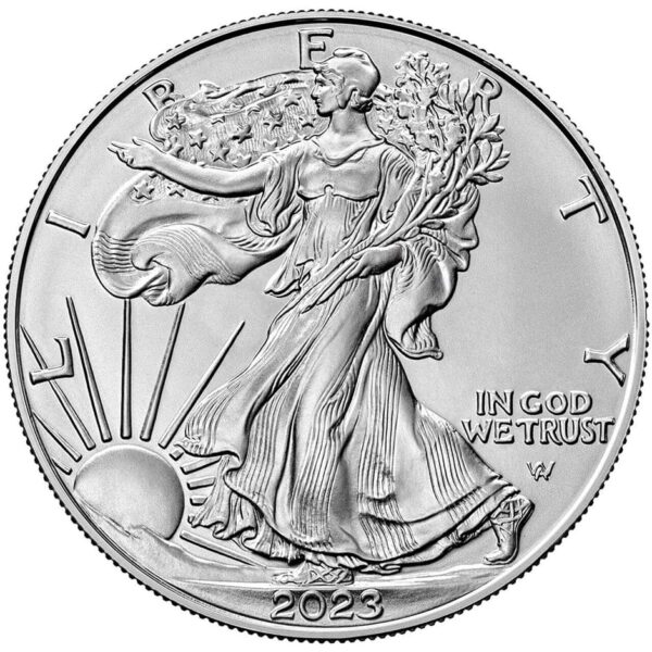 2023 $1 American Eagle 1oz Silver Bullion Round Coin