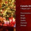 2023 $5 Christmas Reindeer 1oz Silver Maple Leaf Coin - Back of CoA