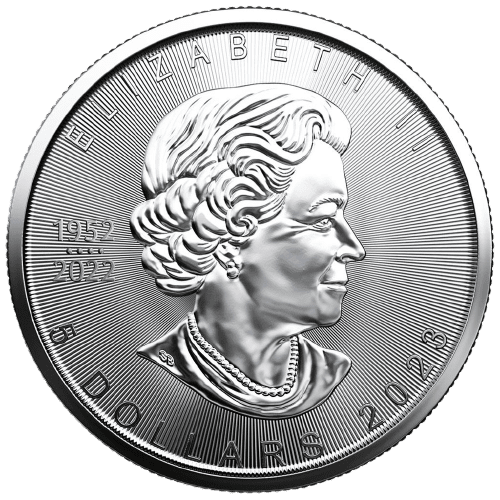 2023 $5 Christmas Bakery 1oz Silver Maple Leaf Coin - Obverse View