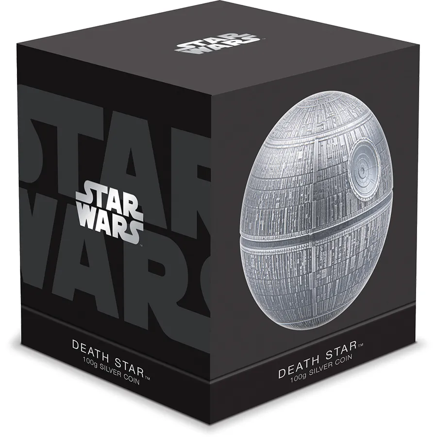 2024 $5 Star Wars™ - Death Star™ 100g Silver Coin - Boxed
