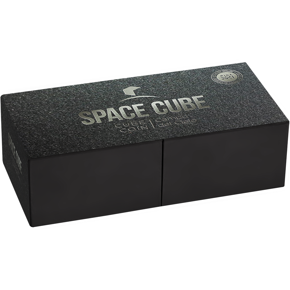 2023 Space Sube Campo del Cielo 2oz Silver Coin - Box Closed