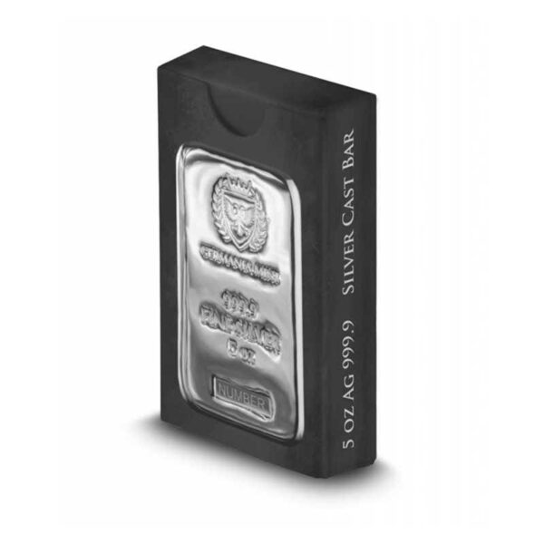 Germania Mint 5oz Silver Bullion Cast Bar - Image 4