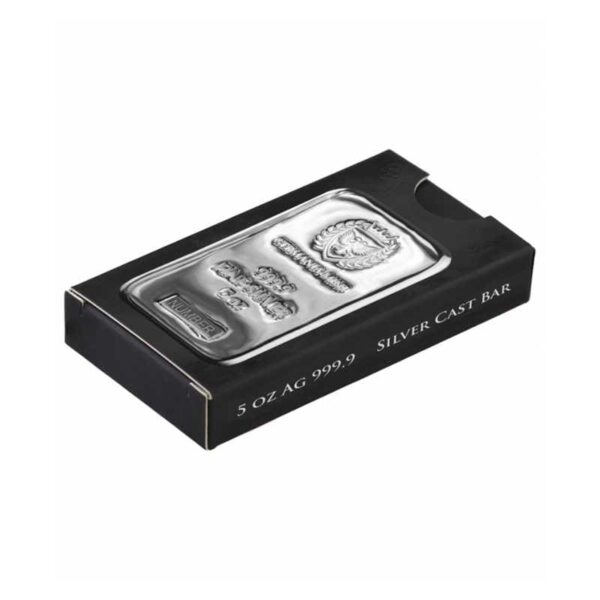 Germania Mint 5oz Silver Bullion Cast Bar - Image 5