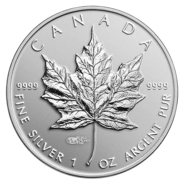 2014 $5 Bullion Replica WMF Privy Mark 1oz Silver Coin Reverse View