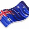 2018 $2 Australian Waving Flag 1oz Silver Prooflike Coin Reverse View