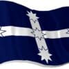 2019 $2 Eureka Stockade Waving Flag Silver Proof-like Coin Reverse View