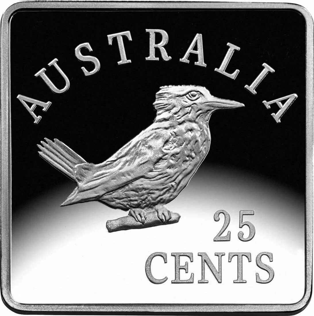 2019 25c Kookaburra Patterns 1919-1921 Fine Silver Proof Coin Set - Obverse View 2