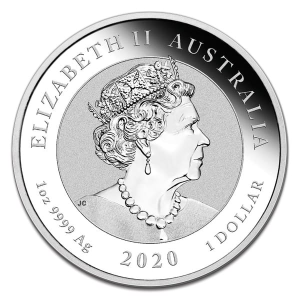 2020 $1 Quokka 1oz Silver Colourised Coin - Obverse View