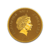 2020 $2 The Red Phoenix Celestial Animals 1oz Silver Gilded Coin - Obverse View