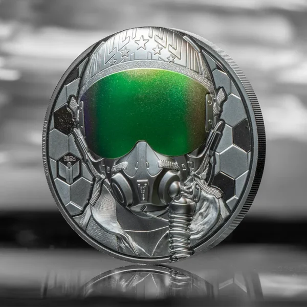 2020 $20 Fighter Pilot – Real Heroes 3oz Silver Black Proof Coin Overview