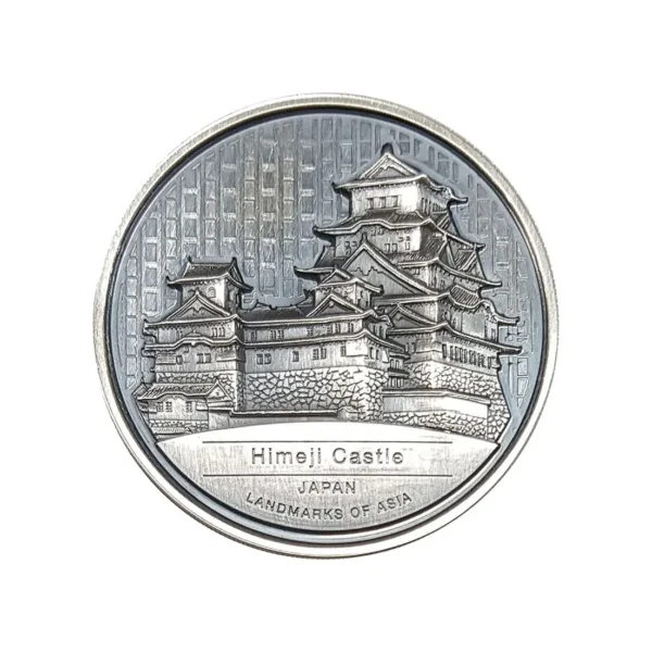 2020 Himeji Castle - Landmarks Of Asia - Japan 2oz Silver Coin Reverse View