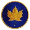 2021 $5 Royal Blue 1oz Silver Maple Leaf Coin - Reverse View